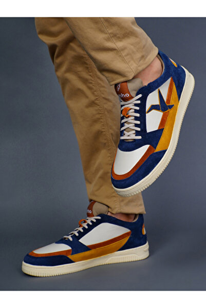 YOHO By Styli Multi Color Block Logo Detail Sneakers