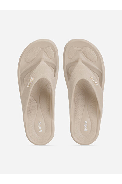 YOHO By Styli Beige Drizzle Soft Slippers