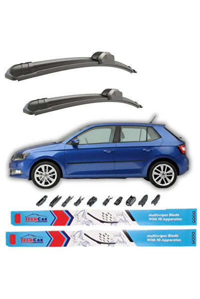 TEAMCAR Υαλοκαθαριστήρες Skoda Fabia III (20142021) Εμπρός σετ