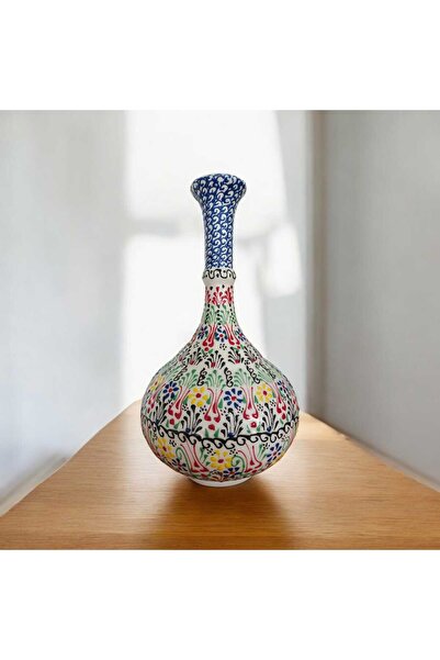 sema çini el yapımı dantel model gözyaşı çini vazo