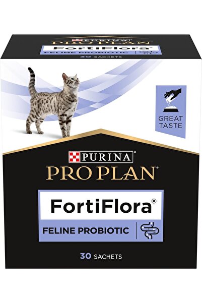Purina One مكمل بروبيوتيك للقطط من بورينا برو بلان فورتيفلورا، 30 × 1 غرام