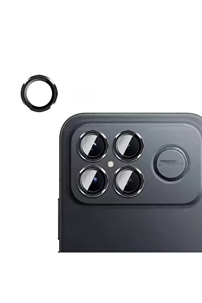 NANOSPACE Sapphire lens glass black camera protector compatible with poco f8 ...