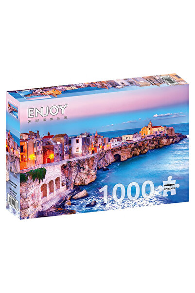Enjoy Puzzle Puzzle 1000 piese Enjoy – Vieste on the Rocks, Italy