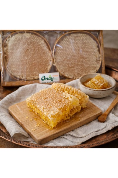 ONAY YÖRESEL ÜRÜNLER Karakovan Petek Balı (Yuvarlak Çerçeve) 2.5 KG