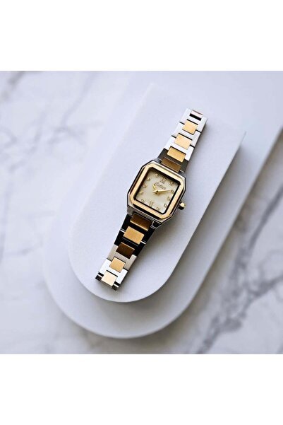 Louis Nice Women's stainless steel watch in silver and gold