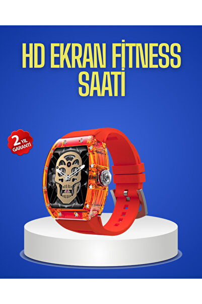 Şeffaf Tasarımlı Akıllı Saat Dokunmatik Ekranlı