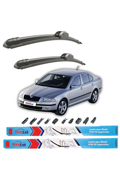 TEAMCAR Υαλοκαθαριστήρες Skoda Octavia II Hatchback (2004-2009) Εμπρός σετ