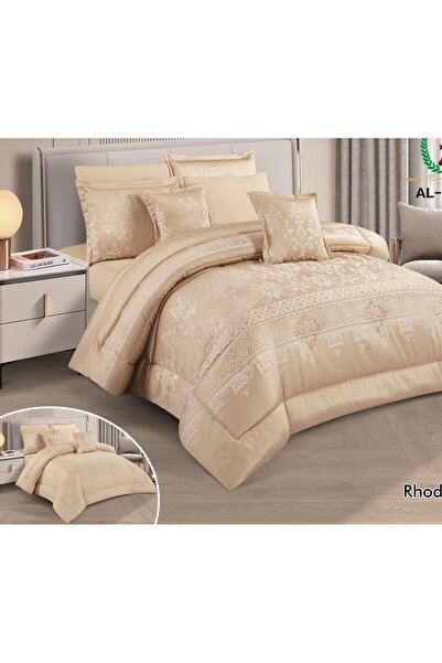 alzawia Roda double bedsheet, puffy microfiber, embossed with a soft and eleg...