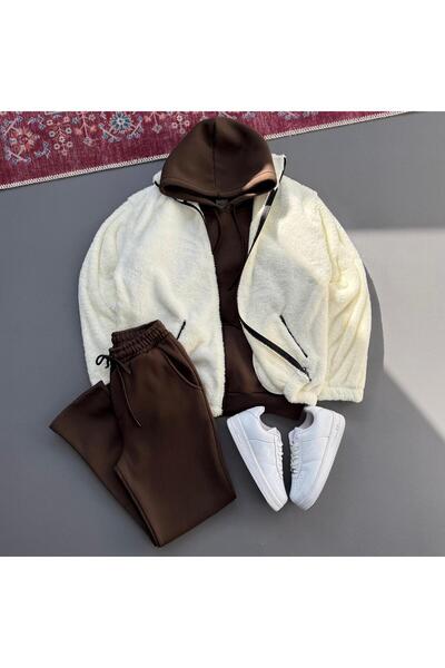 KONSEPT35 Men's 3-Ply Bottom-Up Combination with a Loose-Legged Plush Jacket