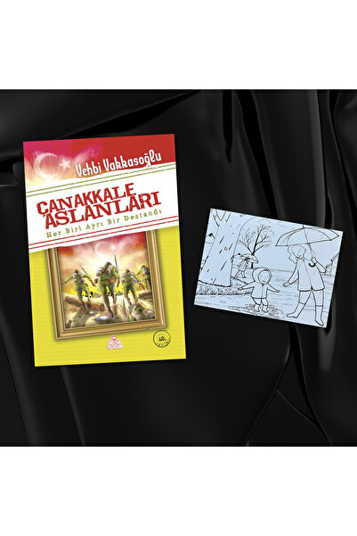 Nesil Çocuk Yayınları Çanakkale Aslanları & Kartpostal Boyama Hediye