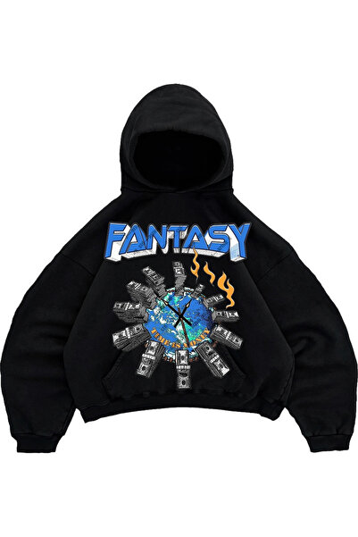 SLAY Boxy Fit Printed Hoodie - Premium Cotton Fleece 360 GSM