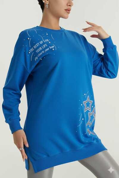 azram ΓΥΝΑΙΚΕΙΟ ΤΖΙΝ ΤΟΥΝΙΚ ΜΕ ΛΕΠΤΟΜΕΡΕΙΕΣ ΣΤΥΛ ΣΤΑΡ