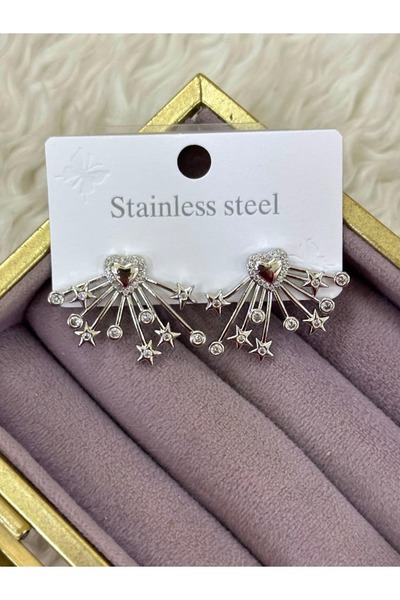 BY YASİN TOPÇU 💖   Starburst Heart Earrings 💖