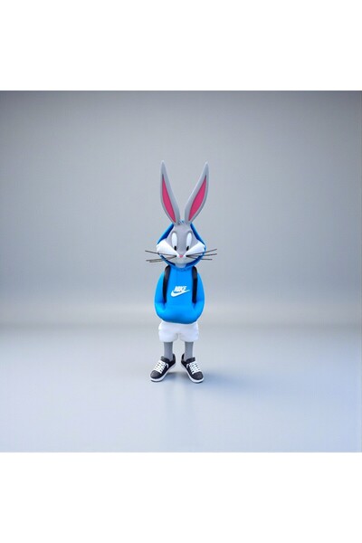Bugs Bunny Figürü – Isme Özel Looney Tunes Dekor Koleksiyon Parçası - 12 CM