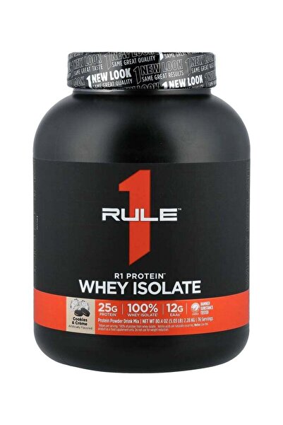 Rule One Proteins R1 Protein™ Whey Isolate Cookies & Creme 5.03 lb (2.28 kg)