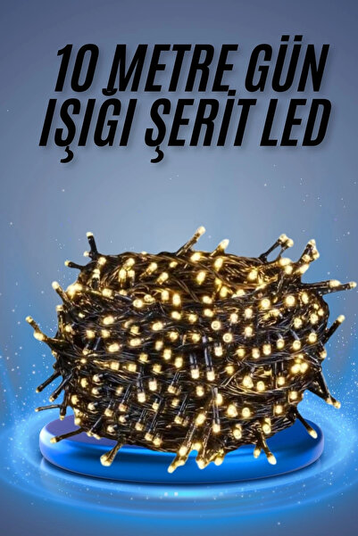 NW NessiWorld Led Işık Ağaç Süsleme Ampüllü Dekoratif Aydınlatma 10 Metre Gün...