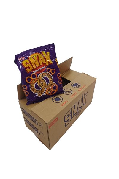 Elvan SNAX SALTED PRETZEL 130 GR 10 ADET 1 KOLİ