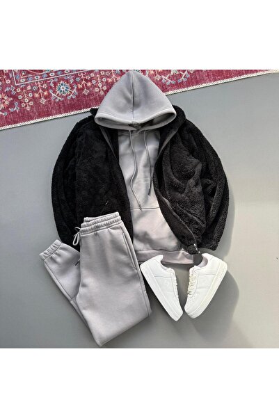 KONSEPT35 Men's 3-Ply Suit and Plush Jacket Combination