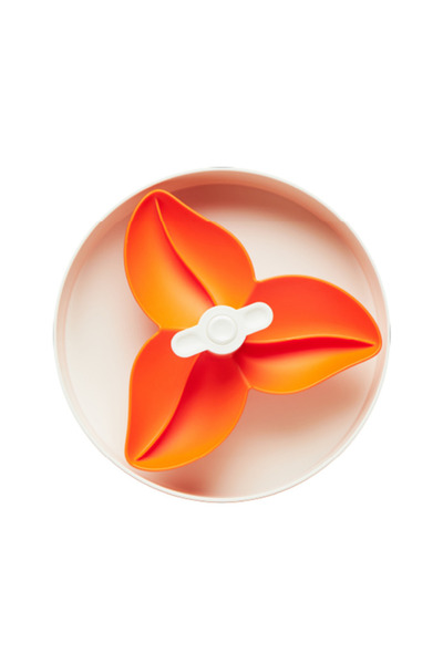 Pet Dream House PetDreamHouse SPIN Interactive Feeder – Bougainvillea Orange