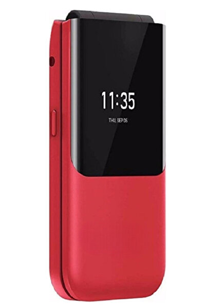 JAXEL Kırmızı Aktif Kapaklı Tuşlu Cep Telefonu