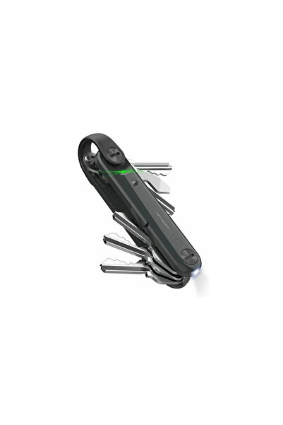 Amazingthing سمارات-ميدالية مفاتيح ذكية كي ماكس مع خاصيه التتبع - رصاصي