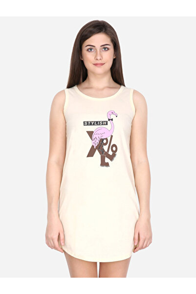 KLAMOTTEN By Styli Klamotten Printed Cotton Blend Sleepshirt