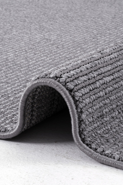 Emin Halı Pinal Kolekisyonu 1002 Gri Yumuşak Dokulu Bukle Salon Antre Mutfak ...