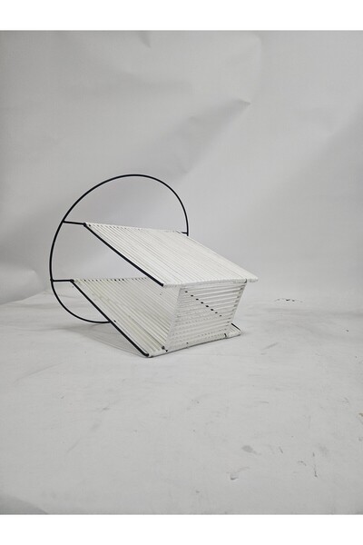 CASA NESTİ Dergilik gazetelik kitaplık dergi plaklık plak tutacağı standı ip ...