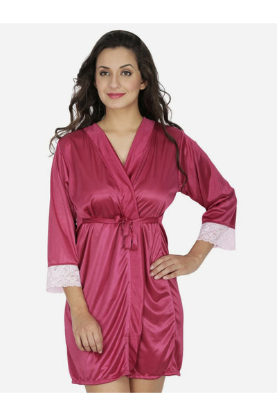 KLAMOTTEN By Styli روب مزين بالدانتيل مع حزام