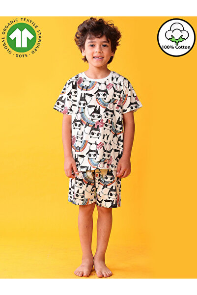 Anthrilo By Styli Panda Sleepwear Shorts Set