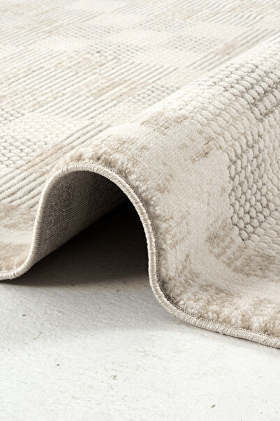 Emin Halı Leeds U. 9501 Yumuşak Tuşe Yüksek İlmek Özel Ölçü Salon Antre Mutfa...