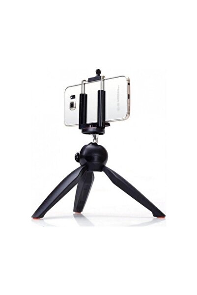 Genel Markalar Siyah Mini Tripod Telefon Fotoğraf Makinesi Tutucu Video Selfi...