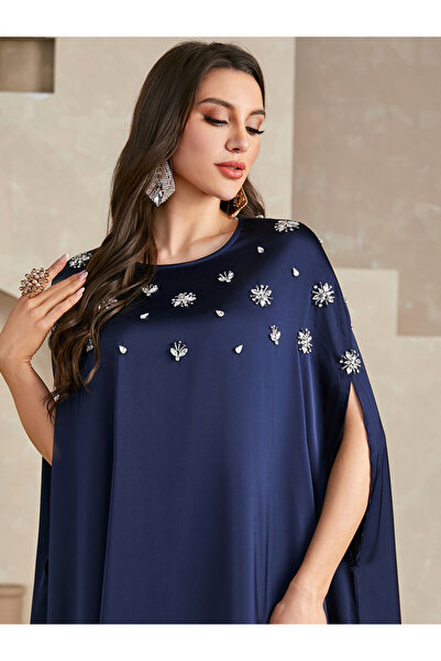 Take Two By Styli Women Embellished Cape Sleeve Maxi Dress