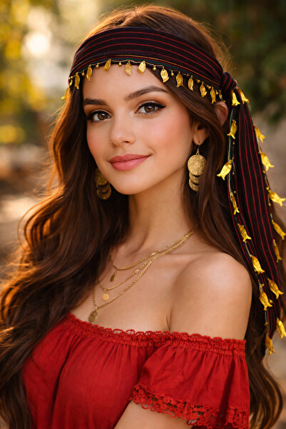 seymenbıçakçılık Local Handmade Bandana |   Traditional Patterned Hair Access...