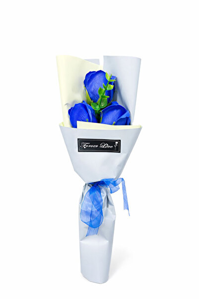 OEM Bouquet of 3 soap roses, decorative, 30 cm