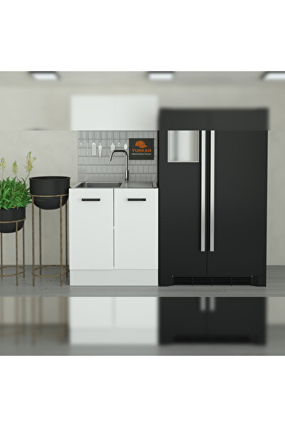 Yurkan 80 Cm Evyeli Mutfak Dolabı Alt Alucra