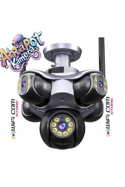 WİFİCAM 5 Kameralı Ahtapot WiFi PTZ Kamera