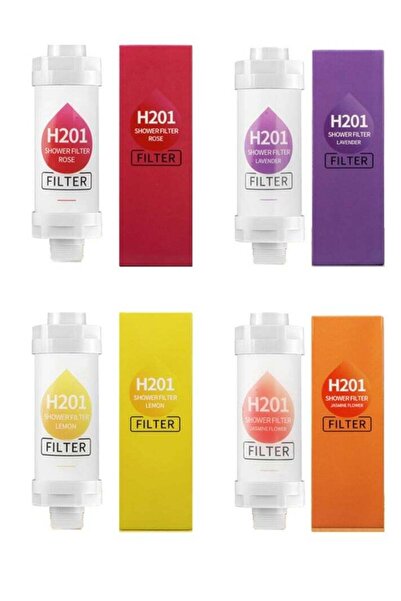 Arabest فلتر دش بفيتامين سي مكون من 4 قطع