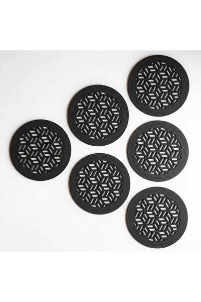 AS TASARIM LAZER Set of 6 Coaster