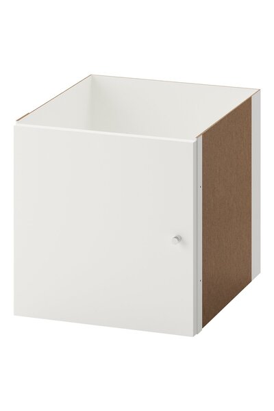 AZOZ MERCHLY إطار داخلي بباب، أبيض، 33 × 33 سم