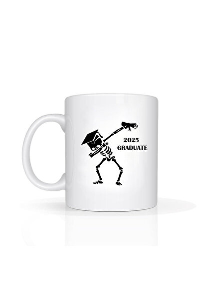Printoot 2025 Graduate Dabbing Skeleton Mug Funny Graduation Gift Trendy Cup ...