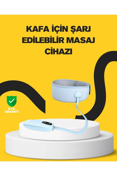 Epilons Baş ve Şakak Masaj Aleti Isı Destekli Derin Rahatlama