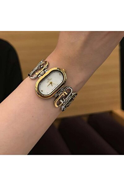 Louis Nice Elegant women's watch in silver and gold