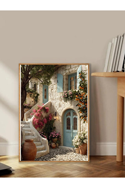 Tuba Decor One Piece Wooden Framed Living Room Hall Kitchen Table