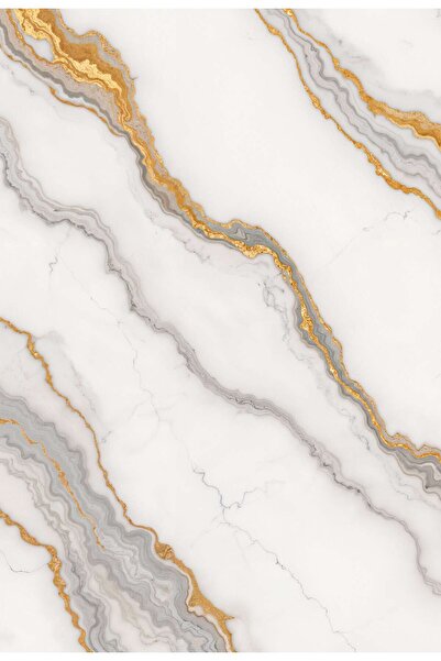 Rabadon Suya Dayanıklı Mermer Desenli Yapışkanlı Duvar Kaplama Mutfak & Banyo...