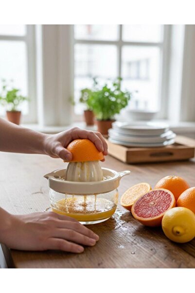 Berina home Cam Narenciye Sıkacağı & Cam Portakal Sıkacağı 410 cc - Yerli Üre...