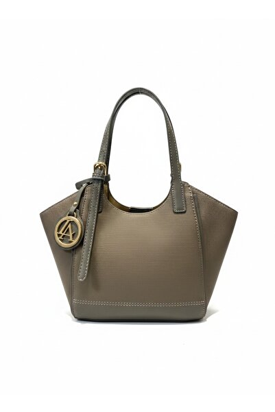 RK Women's handbag, soft grained leather, classic style, with adjustable hand...