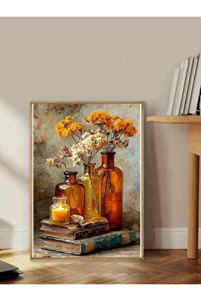 Tuba Decor One Piece Wooden Framed Living Room Hall Kitchen Table