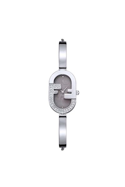 Louis Nice Women's watch with zipper in silver
