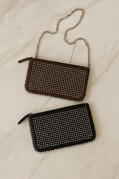 Millacom Stone Women's Chain Strap Hand and Shoulder Bag Three Compartment Bag